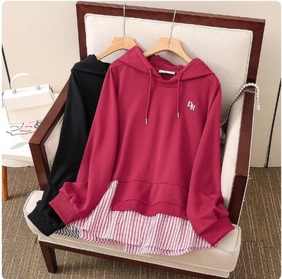 大码女装胖妹妹卫衣