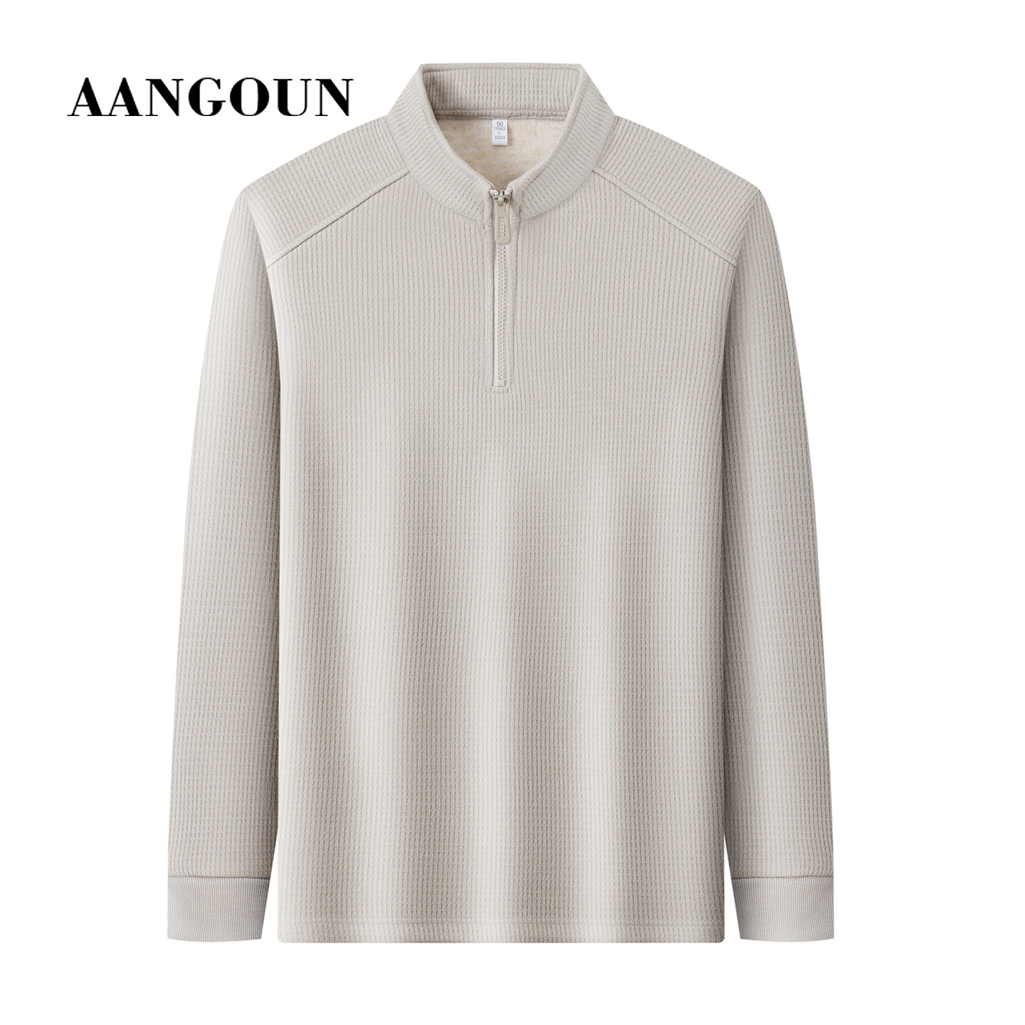 亚狮龙商务卫衣男秋冬厚款加绒