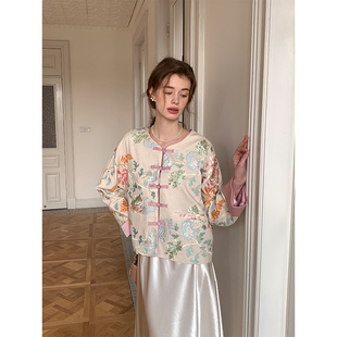 ZHUYIYI 新款重工刺绣绣花新中式开春外套女款春短款原创设计