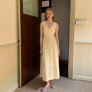 连衣裙女夏高级感原创小众设计收腰显瘦 蕾丝无袖 ZHUYIYI 新款