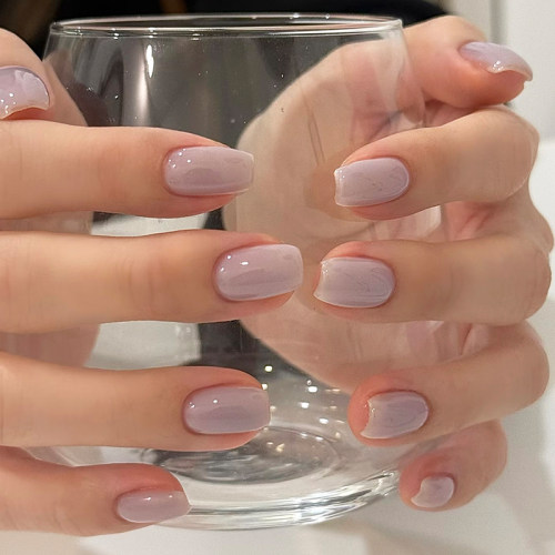 买2送1淡紫色香芋紫甲油胶需烤灯