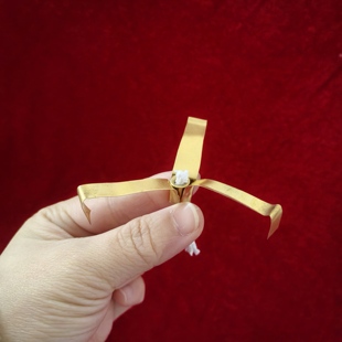 手工食用油灯芯架简陋款