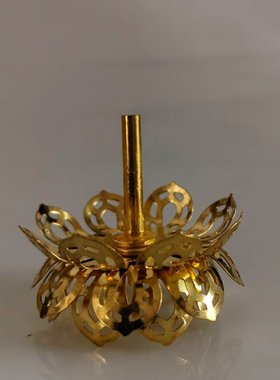 酒精灯酒瓶灯头跨境出口酥油灯酒精灯配件DIY酒瓶莲花头