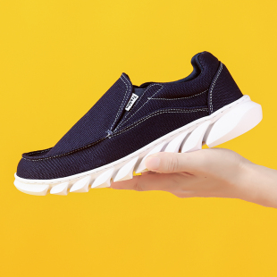 潮流低帮休闲布鞋 沃尔卢薄款 汤姆斯一脚蹬懒人百搭软底男鞋 Tt&Mm