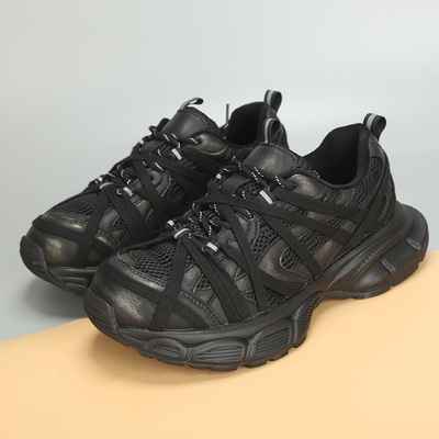 冬季新款百搭时尚休闲加绒老爹鞋