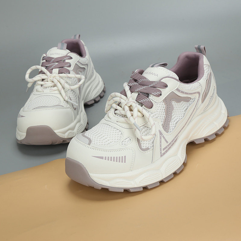 2026春季新款大码女鞋41-43老爹鞋厚底减震舒适透气系带休闲鞋40,女鞋,老爹鞋,淘宝优惠券,粉丝福利购,淘宝优惠卷