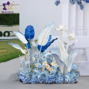 巨型手工染色仿真仙客来立体纸艺橱窗装饰婚庆纸花网红打卡背景墙