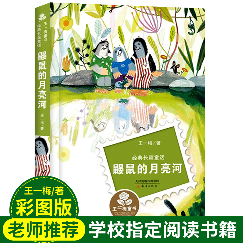 鼹鼠的月亮河三年级正版王一梅著新蕾出版社儿童文学故事小学生四五六年级6-8-9-10-15岁读书目中国经典童话书籍