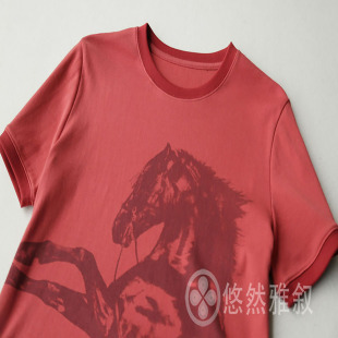 超有氛围感春夏短袖 仅限老客 定织细腻棉 马年限定款 T恤 高定系