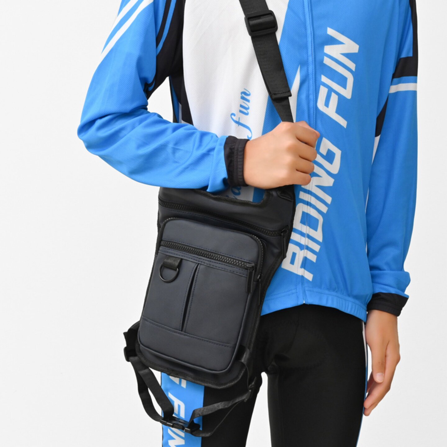 腰腿包男款户外运动健身机车多功能跑步斜挎包男女运动骑行腰包