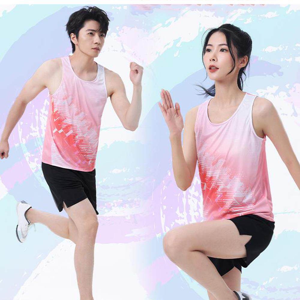 2025新款田径服套装男女款运动服马拉松速干衣跑步训练比赛队服夏