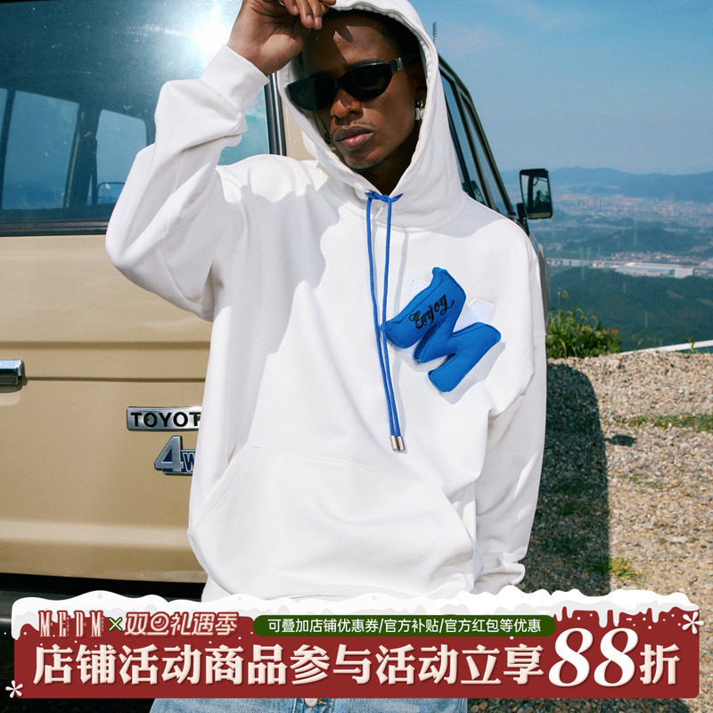 MEDM美式高街连帽卫衣