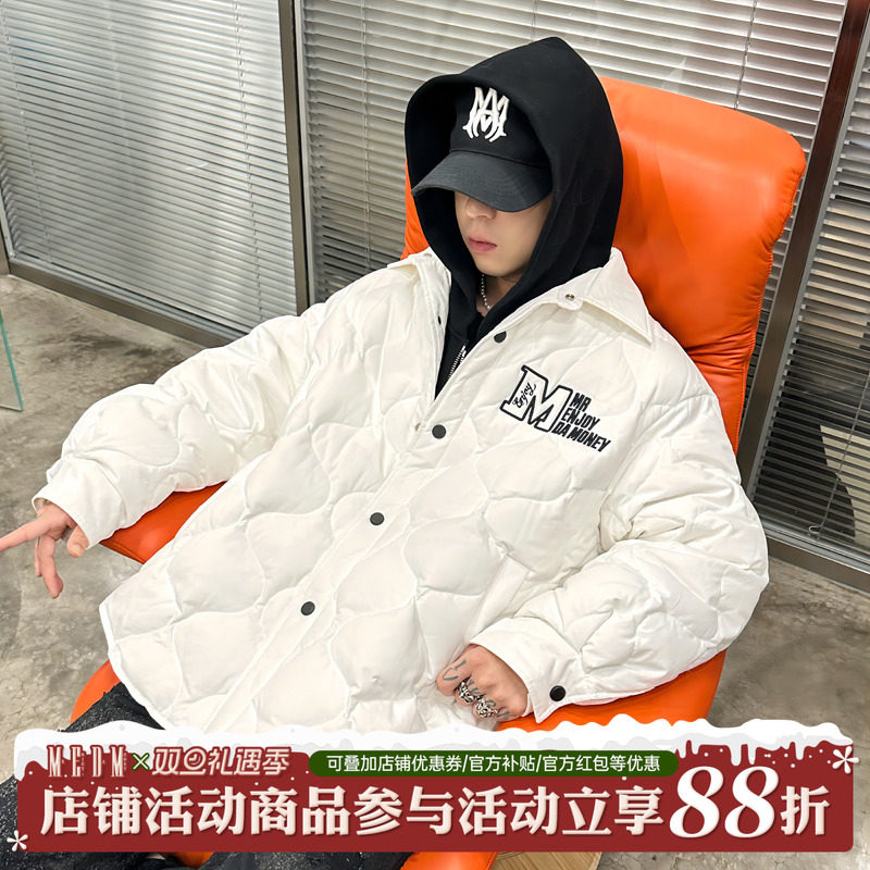 MEDM国潮衬衫领日常休闲常规款