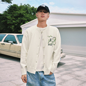 毛衣通勤简约男女宽松针织衫 藤曼雏菊刺绣休闲开衫 春秋 新品 MEDM