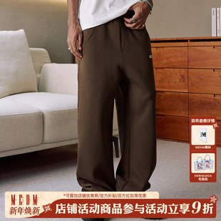男士 宽松百搭垂坠感阔腿裤 秋季 休闲运动裤 美式 MEDM基础空气层卫裤
