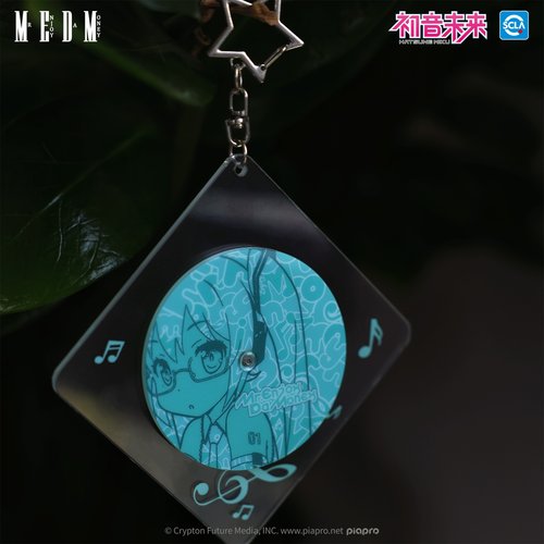 MEDMx初音未来亚克力唱片钥匙扣