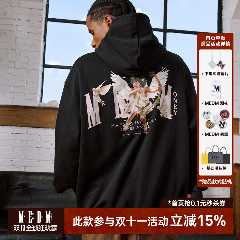 MEDM春季天使拉链帽衫