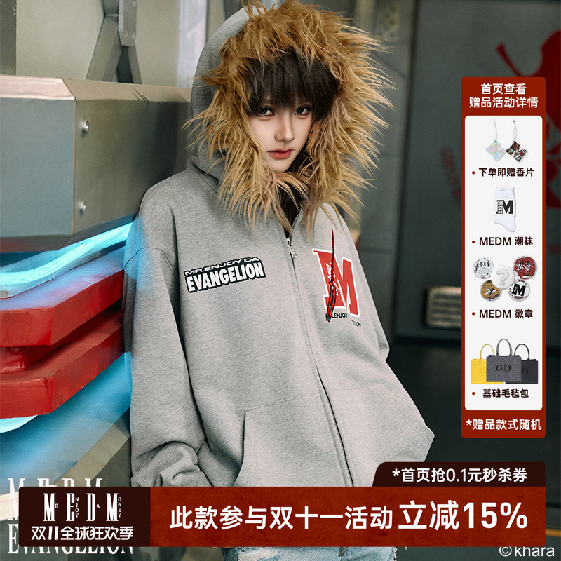 MEDMxEVA联名莉莉丝毛领卫衣