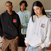 MEDM25FW新基础大M连帽卫衣男女情侣款 高街复古宽松帽衫 秋季 美式