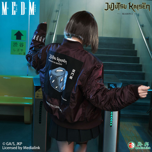 MEDM×咒术回战联名棒球领夹克