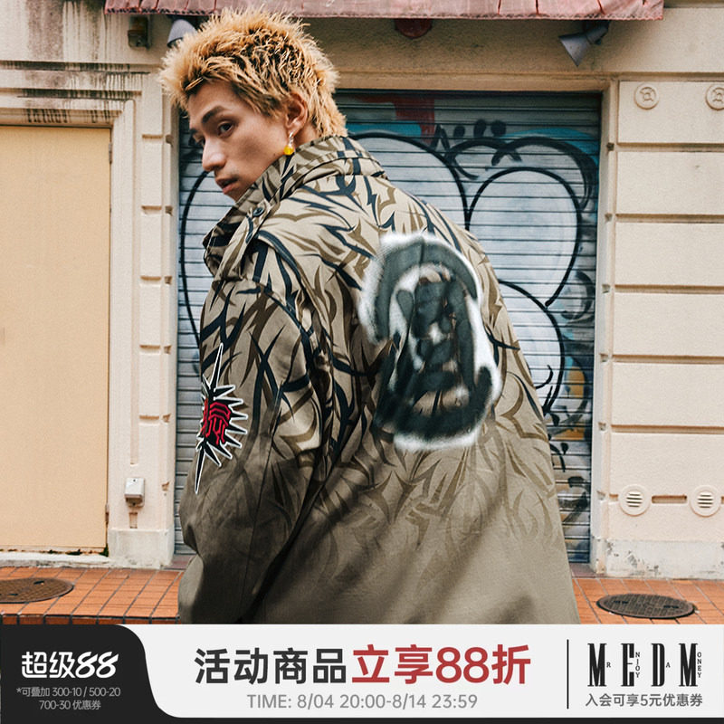 MEDMXCLOTTEE渐变荆棘M65夹克