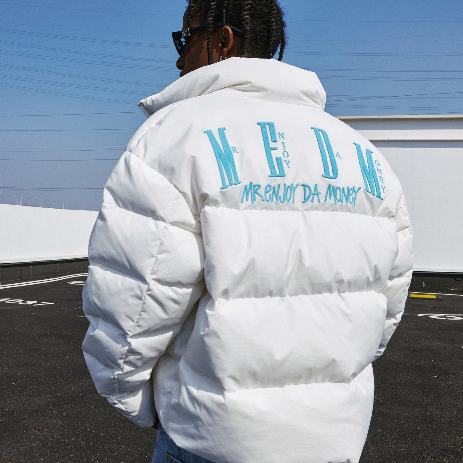 MEDM国潮常规领休闲长袖刺绣