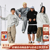 套头圆领加绒卫衣潮流百搭长袖 MEDM多色经典 基础款 休闲情侣上衣秋