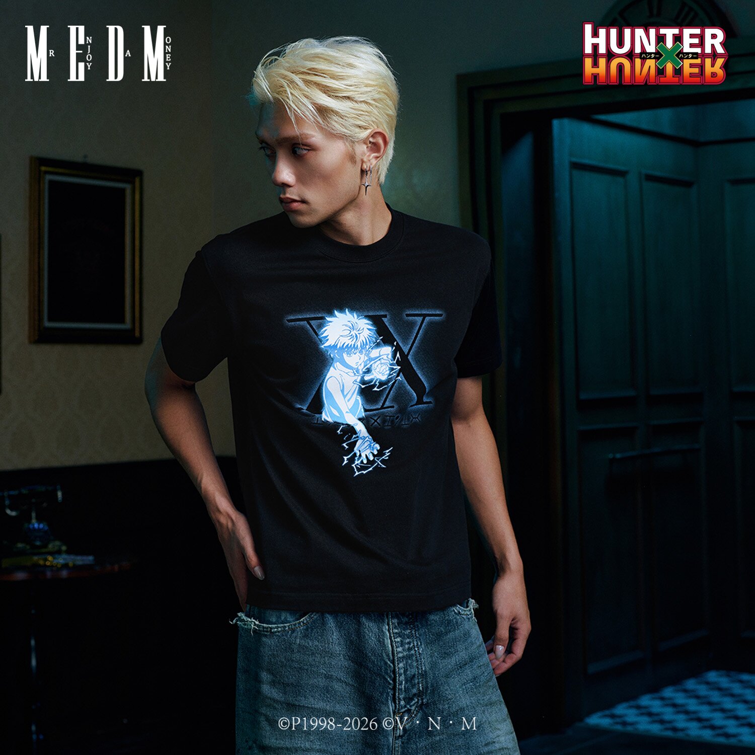 MEDM｜Hunter × Hunter联名系列-热固油印花短袖