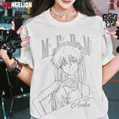 个性 END系列人物半身素描风基础休闲短袖 百搭T恤 NEVER MEDMxEVA