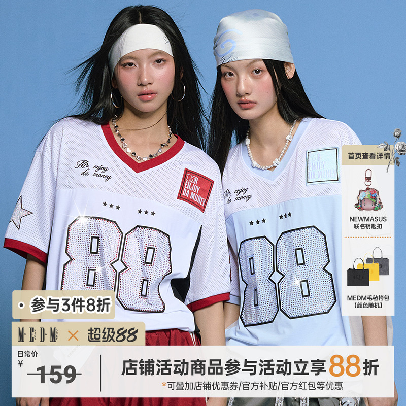 MEDM25SS网眼爆闪88短袖球衣