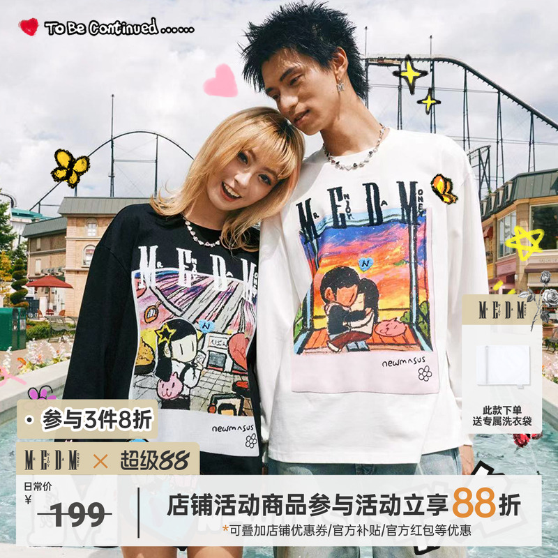 MEDMxNewmasus联名拍立得长袖T恤