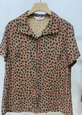 短袖聚酯纤维秋之歌宽松