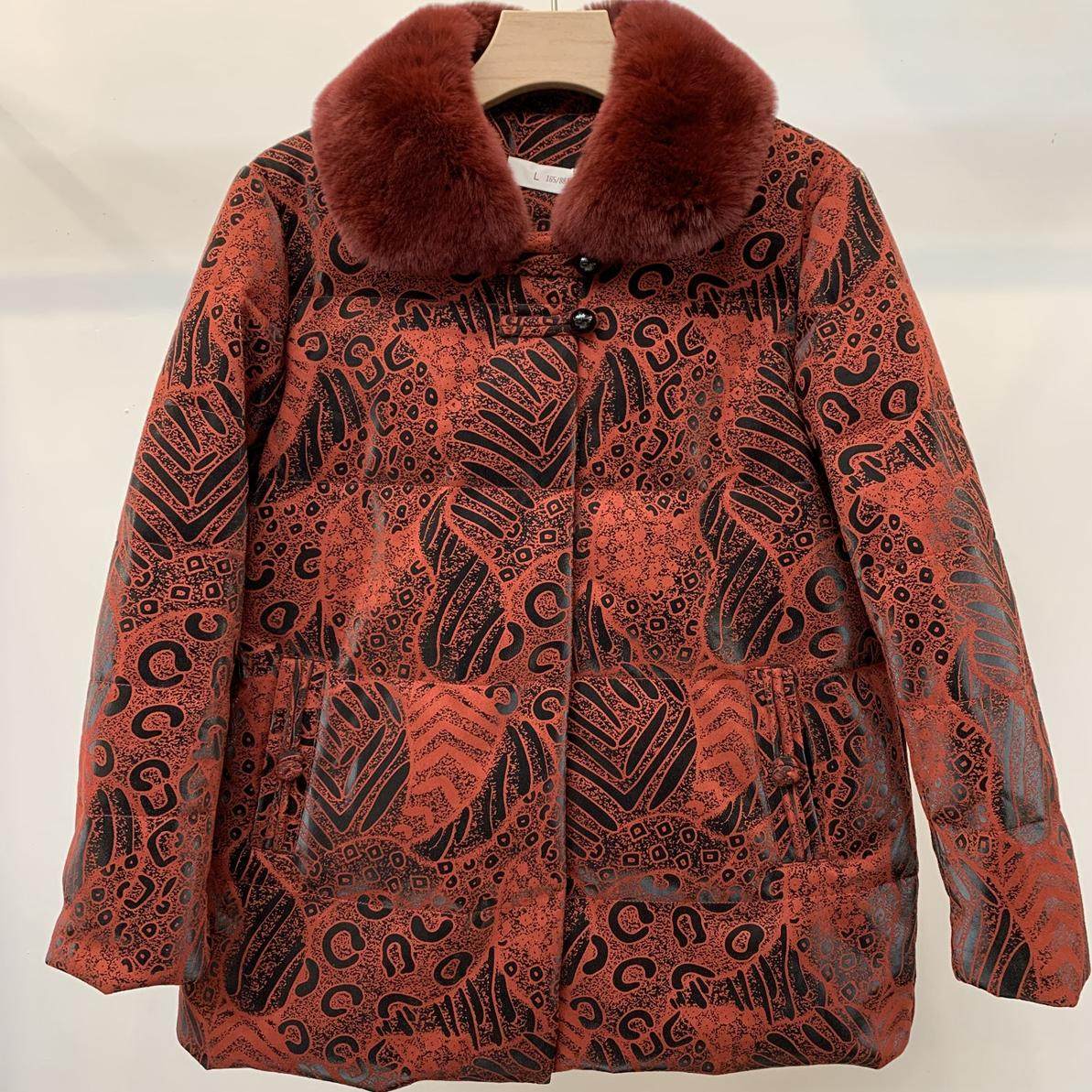 秋之歌Q94045冬装女毛领羽绒服外套奶奶棉袄加厚老人太太保暖衣服,女装/女士精品,中老年女装,淘宝优惠券,粉丝福利购,淘宝优惠卷