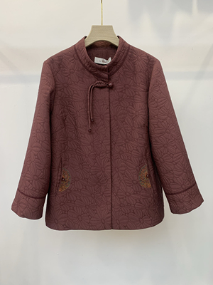 秋之歌2025新款外套中老年女装新中式风春秋装上衣喜婆婆喜奶奶