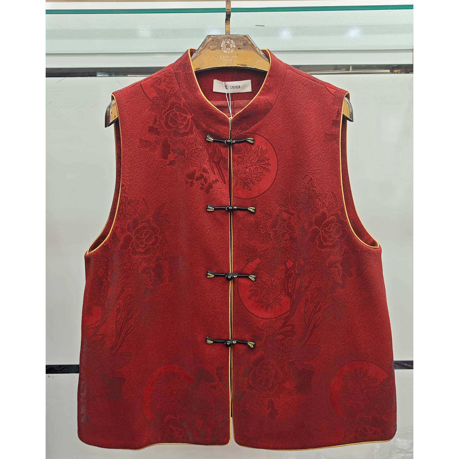 妈妈春装马甲外套老人衣服新款中式复古背心春秋奶奶装唐装秋之歌
