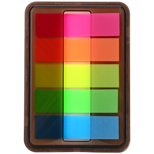 荧光膜便利贴标签贴重点小条记号指示分类索引贴标签贴纸书签纸学生便签贴纸指示贴页码标签贴书签贴纸