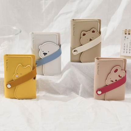 伊莎儿抱抱本旅行手账本学生笔记本日记本记事本可爱便携小本子可爱动物口袋本A7手账本迷你小号随身本