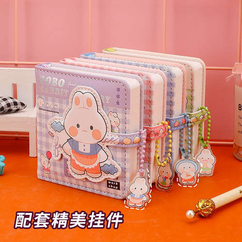 PU皮质手账本小号随身可爱迷你