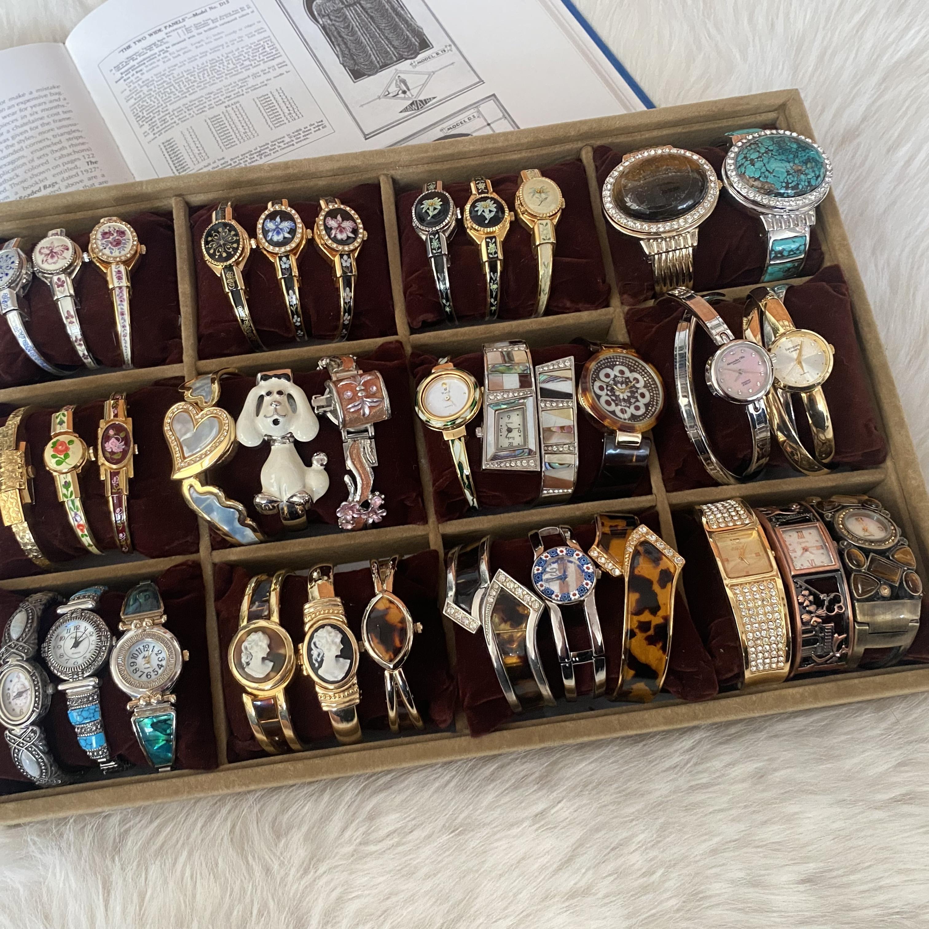 Vintag日本制小众品牌中古表瑞士制ANDRE MOUCHE、chandler手镯表