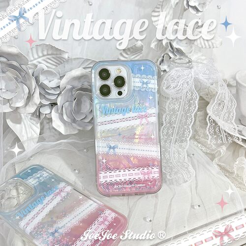 iPhone仙女蕾丝气囊珠珠手机壳