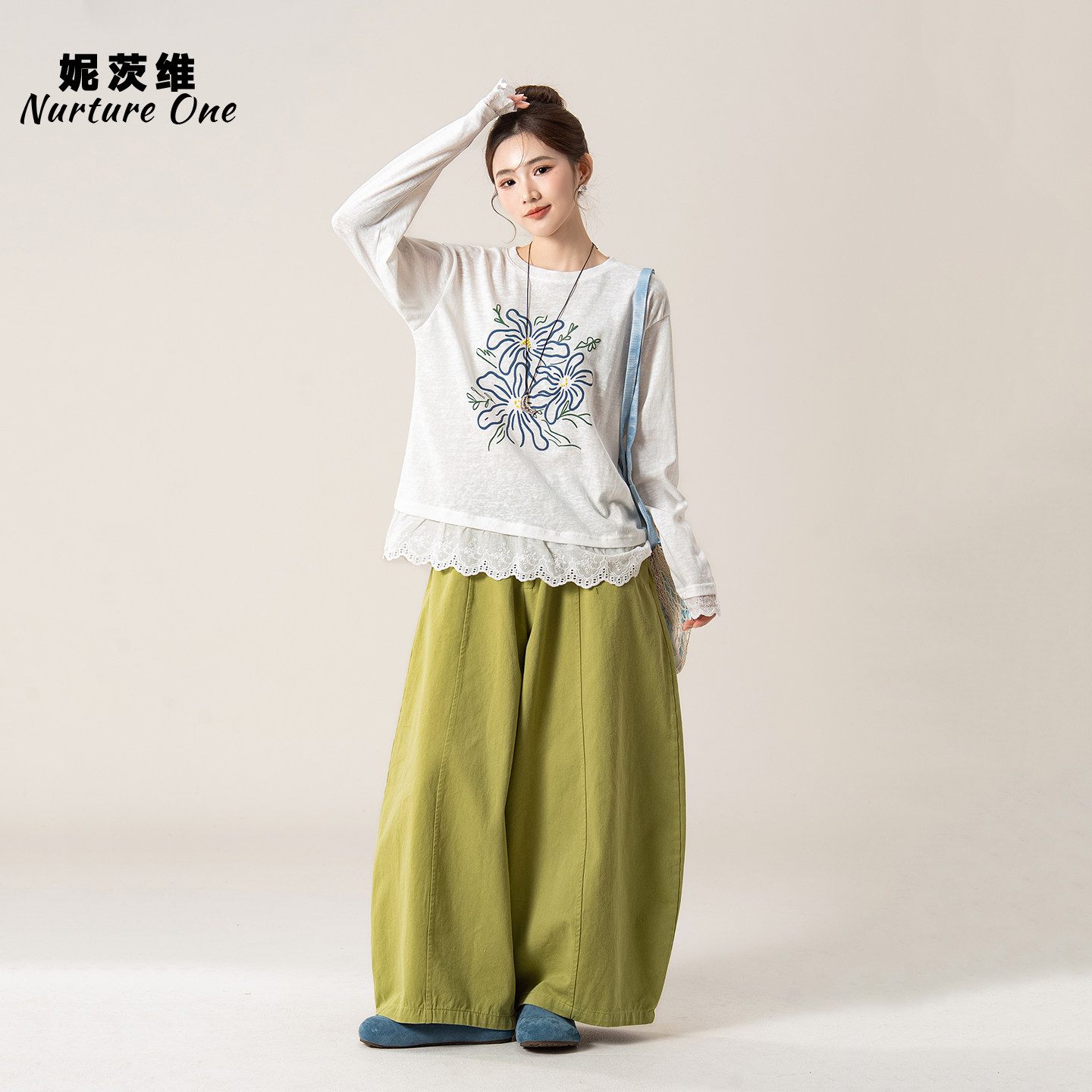 妮茨维【2.1 20:00春季新品】前4小时6折 限50件！蕾丝衣摆,女装/女士精品,T恤,淘宝优惠券,粉丝福利购,淘宝优惠卷