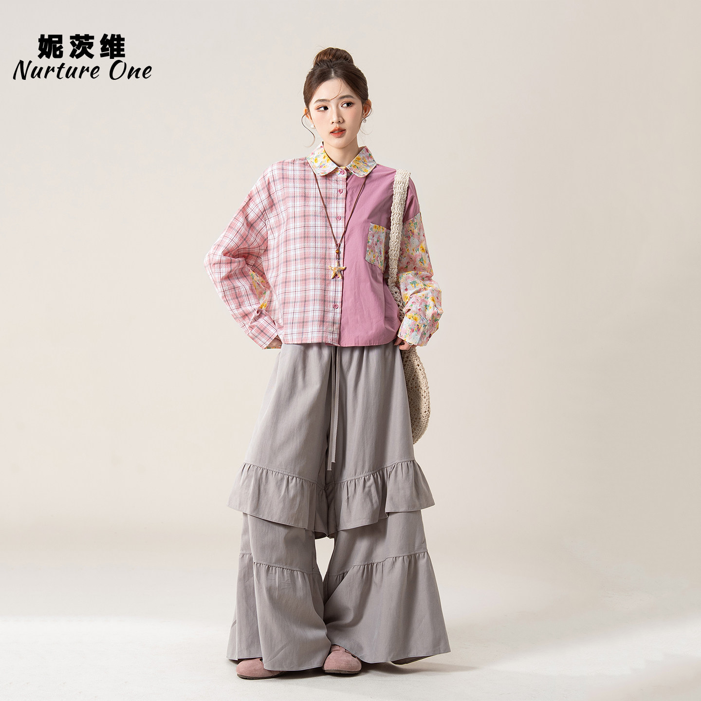 妮茨维【1.31 20:00春季新品】前4小时6折 限50件！花袖少女,女装/女士精品,衬衫,淘宝优惠券,粉丝福利购,淘宝优惠卷