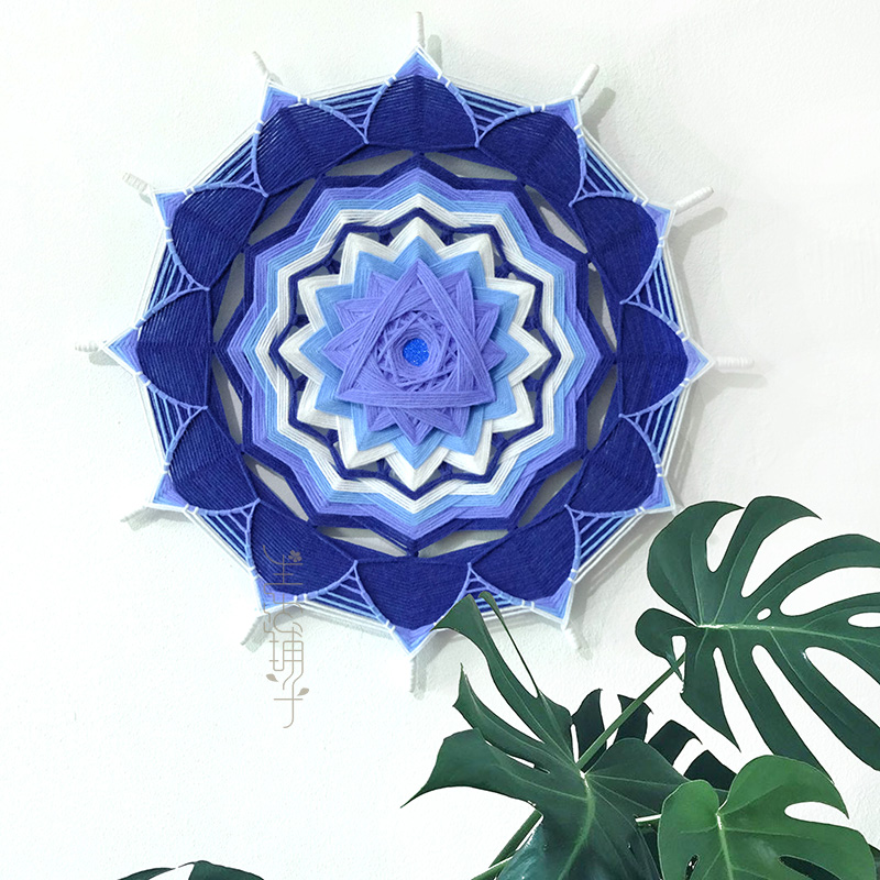 青瓷新中式国潮绕线曼达拉壁挂