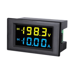 直流数显电压表电流表DC双显正负检测模块液晶数字显示D85-3050AG