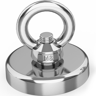 强力磁铁高强度吸铁石吊环圆形打捞吸铁神器大钕铷强磁力磁性吸盘