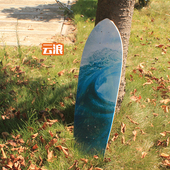 滑板东北枫冲浪板配件7层单翘原木色高级专业板面配件3229寸鱼板