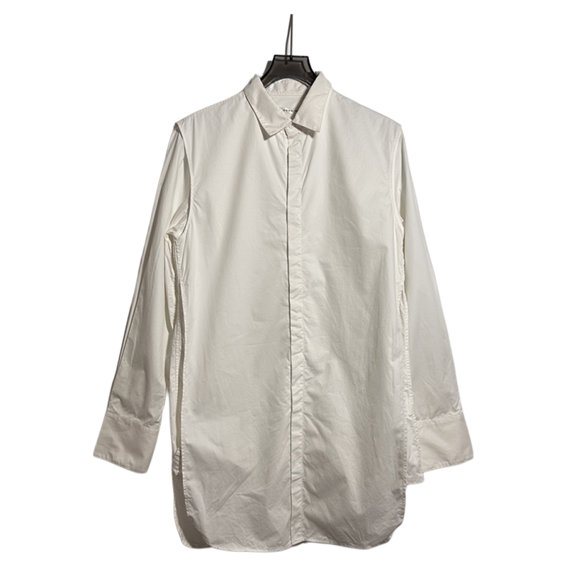 圣迪中长款全棉长袖衬衫