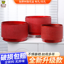 饰摆件绿植花盆 全新升级春节喜庆加大加厚树脂花盆简约家居客厅装