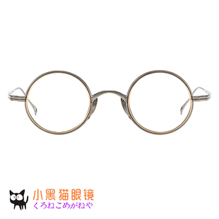 KameManNen万年龟日本纯钛圆框眼镜框手工男女近视眼镜架KMN123