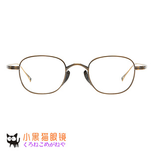 KameManNen万年龟日本圆框手工眼镜框文艺复古钛近视眼镜架KMN114